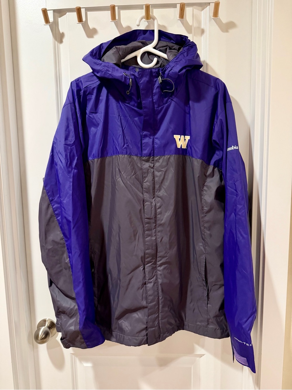 Columbia Huskies Glennaker Storm Full-Zip Jacket XL University of Washington UW - Picture 4 of 12